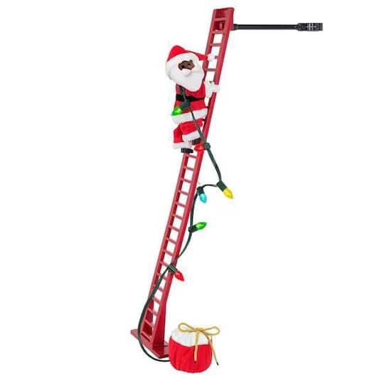 Super Climbing Plush Santa